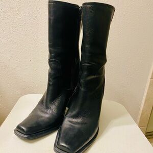 Steve Madden Hera Leather mid calf boots.